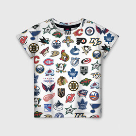Детская футболка 3D с принтом Логотипы НХЛ в Санкт-Петербурге, 100% гипоаллергенный полиэфир | прямой крой, круглый вырез горловины, длина до линии бедер, чуть спущенное плечо, ткань немного тянется | capitals | nhl | penguins | pittsburgh | washington | блюз | бостон | брюинз | вашингтон | детройт | кэпиталз | логотипы нхл | нью йорк | пингвинз | питтсбург | рейнджерс | сан хосе шаркс | сент луис | тампа бэй