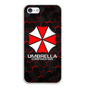 Чехол для iPhone 5/5S матовый с принтом UMBRELLA CORP в Санкт-Петербурге, Силикон | Область печати: задняя сторона чехла, без боковых панелей | ada wong | biohazard | leon | nemesis | project resistance | raccoon city | re | re3 | resident evil | resident evil 3 | rpd | stars | umbrella | ада вонг | амбрелла | немезис | ужасы