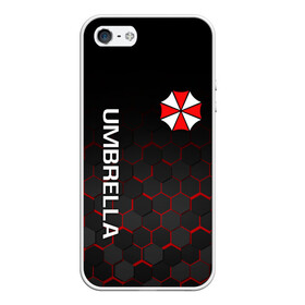 Чехол для iPhone 5/5S матовый с принтом UMBRELLA CORP в Санкт-Петербурге, Силикон | Область печати: задняя сторона чехла, без боковых панелей | ada wong | biohazard | leon | nemesis | project resistance | raccoon city | re | re3 | resident evil | resident evil 3 | rpd | stars | umbrella | ада вонг | амбрелла | немезис | ужасы