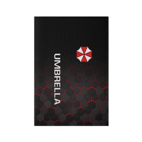 Обложка для паспорта матовая кожа с принтом UMBRELLA CORP в Санкт-Петербурге, натуральная матовая кожа | размер 19,3 х 13,7 см; прозрачные пластиковые крепления | ada wong | biohazard | leon | nemesis | project resistance | raccoon city | re | re3 | resident evil | resident evil 3 | rpd | stars | umbrella | ада вонг | амбрелла | немезис | ужасы