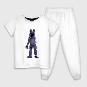 Детская пижама хлопок с принтом Five Nights At Freddys в Санкт-Петербурге, 100% хлопок |  брюки и футболка прямого кроя, без карманов, на брюках мягкая резинка на поясе и по низу штанин
 | 