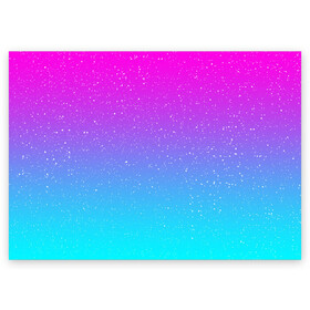 Поздравительная открытка с принтом NEON SPACE в Санкт-Петербурге, 100% бумага | плотность бумаги 280 г/м2, матовая, на обратной стороне линовка и место для марки
 | abstraction | galaxy | geometry | hexagon | neon | paints | space | stripes | texture | triangle | абстракция | брызги | геометрия | краски | неон | неоновый | соты | текстура