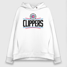 Женское худи Oversize хлопок с принтом Los Angeles Clippers (1) в Санкт-Петербурге, френч-терри — 70% хлопок, 30% полиэстер. Мягкий теплый начес внутри —100% хлопок | боковые карманы, эластичные манжеты и нижняя кромка, капюшон на магнитной кнопке | ball | basketball | clippers | sport | streetball | баскетбол | клипперс | мяч | нба | спорт | стритбол