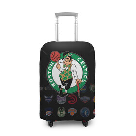 Чехол для чемодана 3D с принтом Boston Celtics (1) в Санкт-Петербурге, 86% полиэфир, 14% спандекс | двустороннее нанесение принта, прорези для ручек и колес | ball | basketball | boston celtics | sport | streetball | баскетбол | бостон селтикс | мяч | нба | спорт | стритбол
