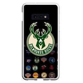 Чехол для Samsung S10E с принтом Milwaukee Bucks (3) в Санкт-Петербурге, Силикон | Область печати: задняя сторона чехла, без боковых панелей | ball | basketball | milwaukee bucks | sport | streetball | баскетбол | милуоки бакс | мяч | нба | спорт | стритбол