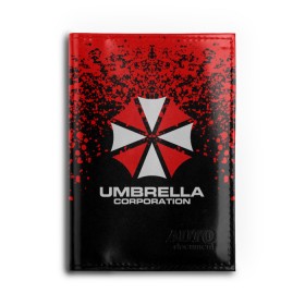 Обложка для автодокументов с принтом Umbrella Corporation. в Санкт-Петербурге, натуральная кожа |  размер 19,9*13 см; внутри 4 больших “конверта” для документов и один маленький отдел — туда идеально встанут права | resident evil | umbrella corporation | амбрелла | амбрелла корпорейшн | вирус | вымышленная военная и фармацевтическая корпорация | игра | умбрелла