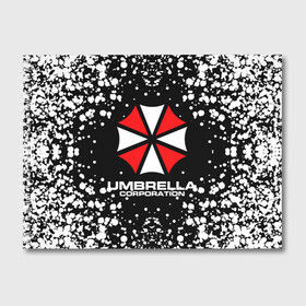 Альбом для рисования с принтом Umbrella Corporation в Санкт-Петербурге, 100% бумага
 | матовая бумага, плотность 200 мг. | resident evil | umbrella corporation | амбрелла | амбрелла корпорейшн | вирус | вымышленная военная и фармацевтическая корпорация | игра | умбрелла