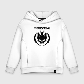 Детское худи Oversize хлопок с принтом THE OFFSPRING в Санкт-Петербурге, френч-терри — 70% хлопок, 30% полиэстер. Мягкий теплый начес внутри —100% хлопок | боковые карманы, эластичные манжеты и нижняя кромка, капюшон на магнитной кнопке | Тематика изображения на принте: america | offspring | the offspring | usa | америка | атом уиллард | грег к | декстер холланд | джеймс лилья | нудлс | огонь | офспринг | оффспринг | пит парада | пламя | рон уэлти | сша | череп