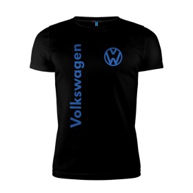 Мужская футболка премиум с принтом Volkswagen. в Санкт-Петербурге, 92% хлопок, 8% лайкра | приталенный силуэт, круглый вырез ворота, длина до линии бедра, короткий рукав | 2020 | car | sport | volkswagen | авто | автомобильные | бренд | вирус | коронавирус | марка | машина | новый лого | спорт | стиль | фольксваген