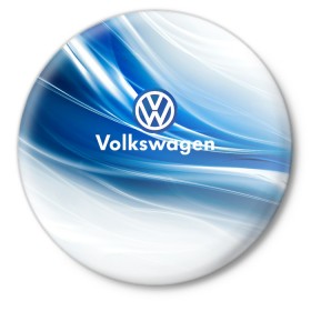 Значок с принтом Volkswagen. в Санкт-Петербурге,  металл | круглая форма, металлическая застежка в виде булавки | 2020 | car | sport | volkswagen | авто | автомобильные | бренд | вирус | коронавирус | марка | машина | новый лого | спорт | стиль | фольксваген