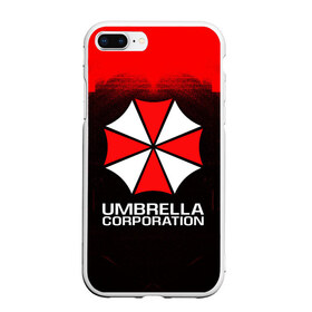 Чехол для iPhone 7Plus/8 Plus матовый с принтом UMBRELLA CORP в Санкт-Петербурге, Силикон | Область печати: задняя сторона чехла, без боковых панелей | ada wong | biohazard | leon | nemesis | project resistance | raccoon city | re | re3 | resident evil | resident evil 3 | rpd | stars | umbrella | ада вонг | амбрелла | немезис | ужасы