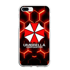 Чехол для iPhone 7Plus/8 Plus матовый с принтом UMBRELLA CORP в Санкт-Петербурге, Силикон | Область печати: задняя сторона чехла, без боковых панелей | ada wong | biohazard | leon | nemesis | project resistance | raccoon city | re | re3 | resident evil | resident evil 3 | rpd | stars | umbrella | ада вонг | амбрелла | немезис | ужасы