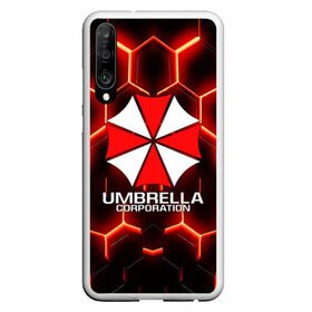 Чехол для Honor P30 с принтом UMBRELLA CORP в Санкт-Петербурге, Силикон | Область печати: задняя сторона чехла, без боковых панелей | ada wong | biohazard | leon | nemesis | project resistance | raccoon city | re | re3 | resident evil | resident evil 3 | rpd | stars | umbrella | ада вонг | амбрелла | немезис | ужасы