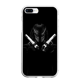 Чехол для iPhone 7Plus/8 Plus матовый с принтом Killer Predator (Black) в Санкт-Петербурге, Силикон | Область печати: задняя сторона чехла, без боковых панелей | hitman | predator | хитман | хищник