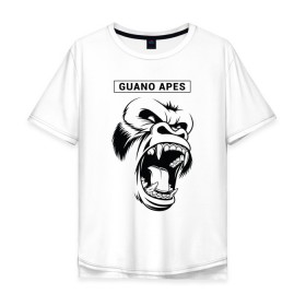 Мужская футболка хлопок Oversize с принтом Guano Apes в Санкт-Петербурге, 100% хлопок | свободный крой, круглый ворот, “спинка” длиннее передней части | Тематика изображения на принте: 