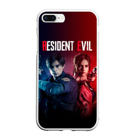 Чехол для iPhone 7Plus/8 Plus матовый с принтом Resident Evil 2 в Санкт-Петербурге, Силикон | Область печати: задняя сторона чехла, без боковых панелей | biohazard | re | resident evil | resident evil 2 | клер | клер редфилд | леон | леон и клер | леон кеннеди | обитель зла | ре 2 | резидент ивл | резидент ивл 2