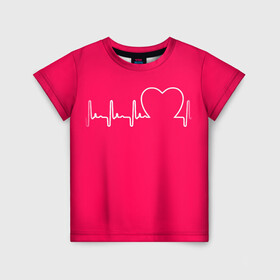 Детская футболка 3D с принтом Халат Кардиолога в Санкт-Петербурге, 100% гипоаллергенный полиэфир | прямой крой, круглый вырез горловины, длина до линии бедер, чуть спущенное плечо, ткань немного тянется | белые халаты | вирус | врач | детский врач | детский кардиолог | кардио | кардиология | мед | медик | медсестра | подарок | сердце | символика | терапевт