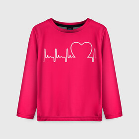 Детский лонгслив 3D с принтом Халат Кардиолога в Санкт-Петербурге, 100% полиэстер | длинные рукава, круглый вырез горловины, полуприлегающий силуэт
 | белые халаты | вирус | врач | детский врач | детский кардиолог | кардио | кардиология | мед | медик | медсестра | подарок | сердце | символика | терапевт