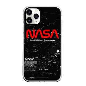 Чехол для iPhone 11 Pro Max матовый с принтом NASA в Санкт-Петербурге, Силикон |  | Тематика изображения на принте: nasa | астронавт | вселенная | звёздная карта | звёзды | космический | космонавт | космонавтика | космос | наса | ракета | шатл