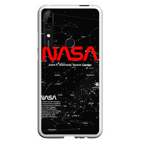 Чехол для Honor P Smart Z с принтом NASA в Санкт-Петербурге, Силикон | Область печати: задняя сторона чехла, без боковых панелей | Тематика изображения на принте: nasa | астронавт | вселенная | звёздная карта | звёзды | космический | космонавт | космонавтика | космос | наса | ракета | шатл