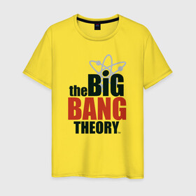 Мужская футболка хлопок с принтом Big Bang Theory logo в Санкт-Петербурге, 100% хлопок | прямой крой, круглый вырез горловины, длина до линии бедер, слегка спущенное плечо. | Тематика изображения на принте: big bang theory | howard wolowitz | leonard hofstadter | penny | raj | sheldon cooper | stuart bloom | vdgerir | воловитц | леонард хофстедер | пэнни | радж | раджешь кутрапалли | тбв | теория большого взрыва | чак лорри | шелдон | шэл