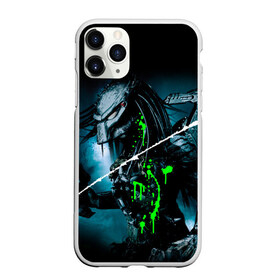 Чехол для iPhone 11 Pro матовый с принтом PREDATOR в Санкт-Петербурге, Силикон |  | aliens | avp | black | cinema | predator | кино | фильм хищник | фильмы | хищник | чёрный | чужой