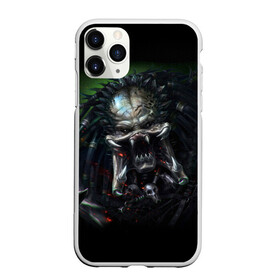 Чехол для iPhone 11 Pro матовый с принтом PREDATOR в Санкт-Петербурге, Силикон |  | aliens | avp | black | cinema | predator | кино | фильм хищник | фильмы | хищник | чёрный | чужой