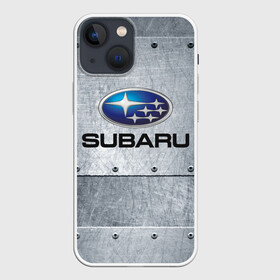 Чехол для iPhone 13 mini с принтом SUBARU IRON | СУБАРУ в Санкт-Петербурге,  |  | 2020 | auto | forester | impreza | outback | sport | sti | subaru | tribeca | wrx | авто | автомобиль | автомобильные | аутбек | бренд | врх | импреза | марка | машины | оутбек | спорт | сти | субару | трибека | форестер