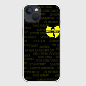 Чехол для iPhone 13 с принтом WU TANG CLAN | ВУ ТАНГ КЛАН (Z) в Санкт-Петербурге,  |  | rap | wu tang | wu tang clan | ву танг | ву танг клан | реп | репер | рэп | рэпер