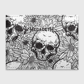 Обложка для студенческого билета с принтом Megadeth в Санкт-Петербурге, натуральная кожа | Размер: 11*8 см; Печать на всей внешней стороне | countdown to extinction | бас | гитара | группа | дэйв мастейн | кико лоурейро | лос анджелес | метал | трэш | хард рок | хеви метал