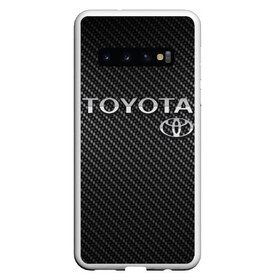 Чехол для Samsung Galaxy S10 с принтом TOYOTA CARBON в Санкт-Петербурге, Силикон | Область печати: задняя сторона чехла, без боковых панелей | carbon | toyota | абстракция | авто | автомобиль | карбон | лого | логотип | машина | таета | тоета | тойота