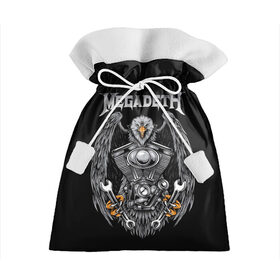 Подарочный 3D мешок с принтом Megadeth в Санкт-Петербурге, 100% полиэстер | Размер: 29*39 см | Тематика изображения на принте: countdown to extinction | бас | гитара | группа | дэйв мастейн | кико лоурейро | лос анджелес | метал | трэш | хард рок | хеви метал