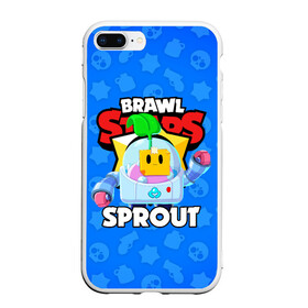 Чехол для iPhone 7Plus/8 Plus матовый с принтом BRAWL STARS SPROUT в Санкт-Петербурге, Силикон | Область печати: задняя сторона чехла, без боковых панелей | 8 bit | 8 бит | bibi | brawl stars | crow | el brown | leon | leon shark | max | mr.p | phoenix | sally leon | shark | sprout | stars | virus | werewolf | акула | биби | вирус | ворон | леон | оборотень | пингвин