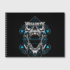 Альбом для рисования с принтом Megadeth в Санкт-Петербурге, 100% бумага
 | матовая бумага, плотность 200 мг. | countdown to extinction | бас | гитара | группа | дэйв мастейн | кико лоурейро | лос анджелес | метал | трэш | хард рок | хеви метал