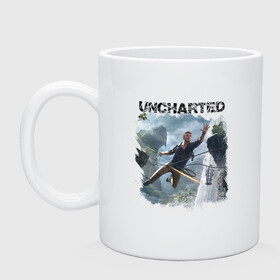 Кружка керамическая с принтом UNCHARTED в Санкт-Петербурге, керамика | объем — 330 мл, диаметр — 80 мм. Принт наносится на бока кружки, можно сделать два разных изображения | Тематика изображения на принте: play | uncharted | uncharted 4 | дрейк | игры | не отмеченный на карте | неведомый | неизведанный | неизвестный | нейт | нейтан