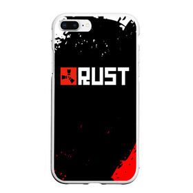 Чехол для iPhone 7Plus/8 Plus матовый с принтом RUST в Санкт-Петербурге, Силикон | Область печати: задняя сторона чехла, без боковых панелей | dayz | facepunch | rust | state of decay | survival | the forest | this war of mine | выживалка rust | раст