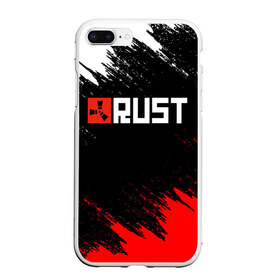 Чехол для iPhone 7Plus/8 Plus матовый с принтом RUST в Санкт-Петербурге, Силикон | Область печати: задняя сторона чехла, без боковых панелей | dayz | facepunch | rust | state of decay | survival | the forest | this war of mine | выживалка rust | раст