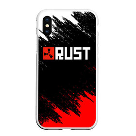 Чехол для iPhone XS Max матовый с принтом RUST в Санкт-Петербурге, Силикон | Область печати: задняя сторона чехла, без боковых панелей | Тематика изображения на принте: dayz | facepunch | rust | state of decay | survival | the forest | this war of mine | выживалка rust | раст