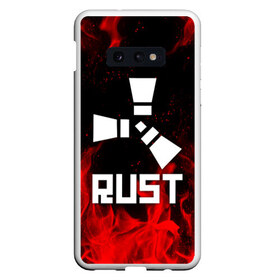 Чехол для Samsung S10E с принтом RUST в Санкт-Петербурге, Силикон | Область печати: задняя сторона чехла, без боковых панелей | Тематика изображения на принте: dayz | facepunch | rust | state of decay | survival | the forest | this war of mine | выживалка rust | раст