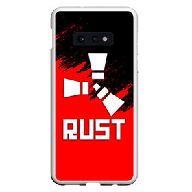 Чехол для Samsung S10E с принтом RUST в Санкт-Петербурге, Силикон | Область печати: задняя сторона чехла, без боковых панелей | Тематика изображения на принте: dayz | facepunch | rust | state of decay | survival | the forest | this war of mine | выживалка rust | раст