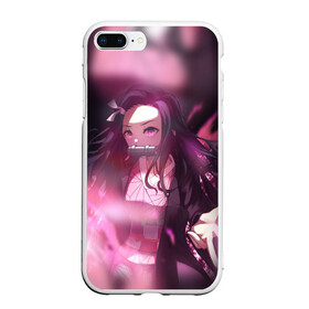 Чехол для iPhone 7Plus/8 Plus матовый с принтом NEZUKO DEMON SLAYER KIMETSU NO YAIBA КЛИНОК РАССЕКАЮЩИЙ ДЕМОНОВ в Санкт-Петербурге, Силикон | Область печати: задняя сторона чехла, без боковых панелей | demon slayer | kimetsu no yaiba | nezuko | shinobu | slayer | tanjiro | zenitsu | гию томиока | зенитцу | иноске хашибира | клинок рассекающий демонов | незуко | танджиро | шинобу кочо