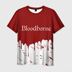 Мужская футболка 3D с принтом Bloodborne. в Санкт-Петербурге, 100% полиэфир | прямой крой, круглый вырез горловины, длина до линии бедер | bloodborne | bloodborne 2 | esport | game | playstation | бладборн | игра | киберспорт | киберспортсмен | порождение крови