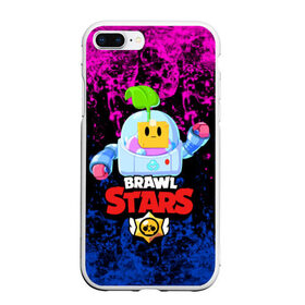 Чехол для iPhone 7Plus/8 Plus матовый с принтом BRAWL STARS SPROUT в Санкт-Петербурге, Силикон | Область печати: задняя сторона чехла, без боковых панелей | 8 bit | brawl stars | brawl stars sprout | crow | leon shark | max | mr.p | sally leon | shark | sprout | tara | werewolf leon | берли | бравл старс | ворон | макс | оборотень | спроут | тара