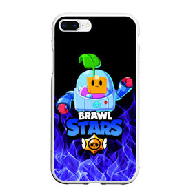 Чехол для iPhone 7Plus/8 Plus матовый с принтом BRAWL STARS SPROUT в Санкт-Петербурге, Силикон | Область печати: задняя сторона чехла, без боковых панелей | 8 bit | brawl stars | brawl stars sprout | crow | leon shark | max | mr.p | sally leon | shark | sprout | tara | werewolf leon | берли | бравл старс | ворон | макс | оборотень | спроут | тара