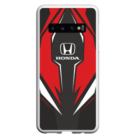 Чехол для Samsung Galaxy S10 с принтом Honda Driver team Red в Санкт-Петербурге, Силикон | Область печати: задняя сторона чехла, без боковых панелей | driver | driver team | honda | honda team | racing | гонки | машины | тачки | хонда