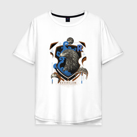 Мужская футболка хлопок Oversize с принтом Гарри Поттер в Санкт-Петербурге, 100% хлопок | свободный крой, круглый ворот, “спинка” длиннее передней части | fantasy | gryffindor | harry potter | vdsvar | warner bros. | гарри поттер | фэнтэзи