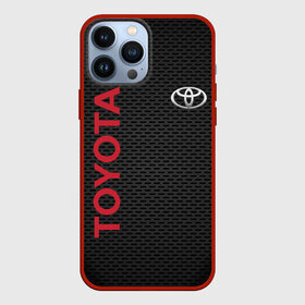 Чехол для iPhone 13 Pro Max с принтом TOYOTA | ТОЙОТА (Z) в Санкт-Петербурге,  |  | 2020 | alphard | auto | camry | corolla | highlander | hilux | land cruiser 200 | prado | rav4 | sport | supra | toyota | tundra | авто | автомобиль | автомобильные | альфард | бренд | камри | марка | машины | спорт | тойота