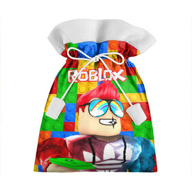Подарочный 3D мешок с принтом ROBLOX [3] в Санкт-Петербурге, 100% полиэстер | Размер: 29*39 см | Тематика изображения на принте: box | lego | minecraft | roblox | роблокс