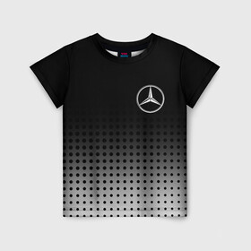 Детская футболка 3D с принтом Mercedes-Benz в Санкт-Петербурге, 100% гипоаллергенный полиэфир | прямой крой, круглый вырез горловины, длина до линии бедер, чуть спущенное плечо, ткань немного тянется | amg | mercedes | mercedes значок | mercedes лого | mercedes марка | амг | бенц | лого автомобиля | логотип мерседес | мерин | мерс | мерседес | мерседес бенз | мерседес лого | мерседес эмблема