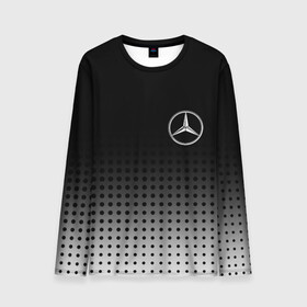 Мужской лонгслив 3D с принтом Mercedes-Benz в Санкт-Петербурге, 100% полиэстер | длинные рукава, круглый вырез горловины, полуприлегающий силуэт | Тематика изображения на принте: amg | mercedes | mercedes значок | mercedes лого | mercedes марка | амг | бенц | лого автомобиля | логотип мерседес | мерин | мерс | мерседес | мерседес бенз | мерседес лого | мерседес эмблема